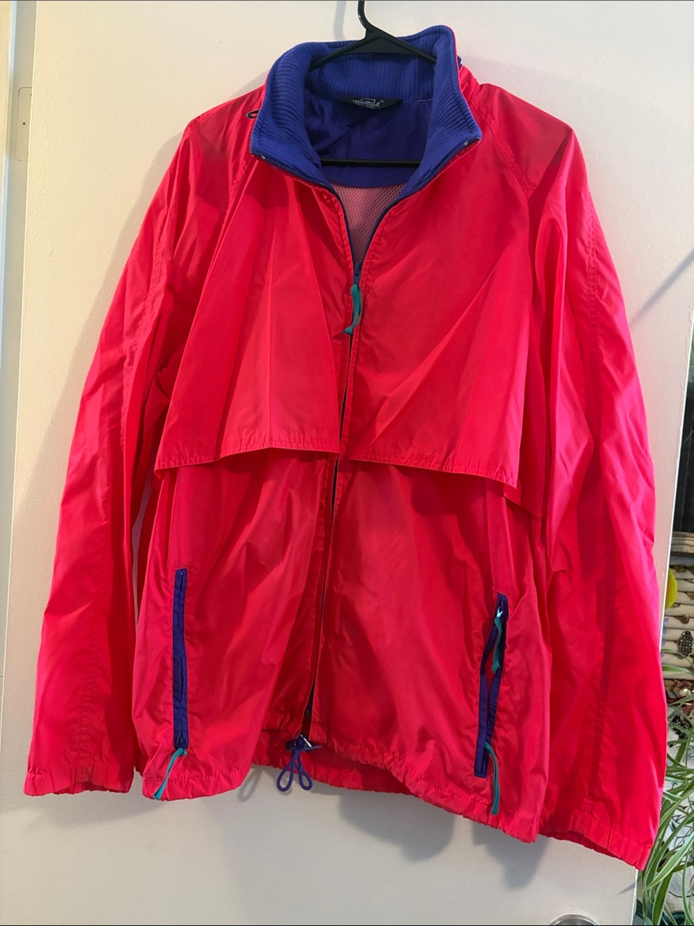 Woolrich Windbreaker Jacket - Bright Pink - Vintage ✨AS-IS